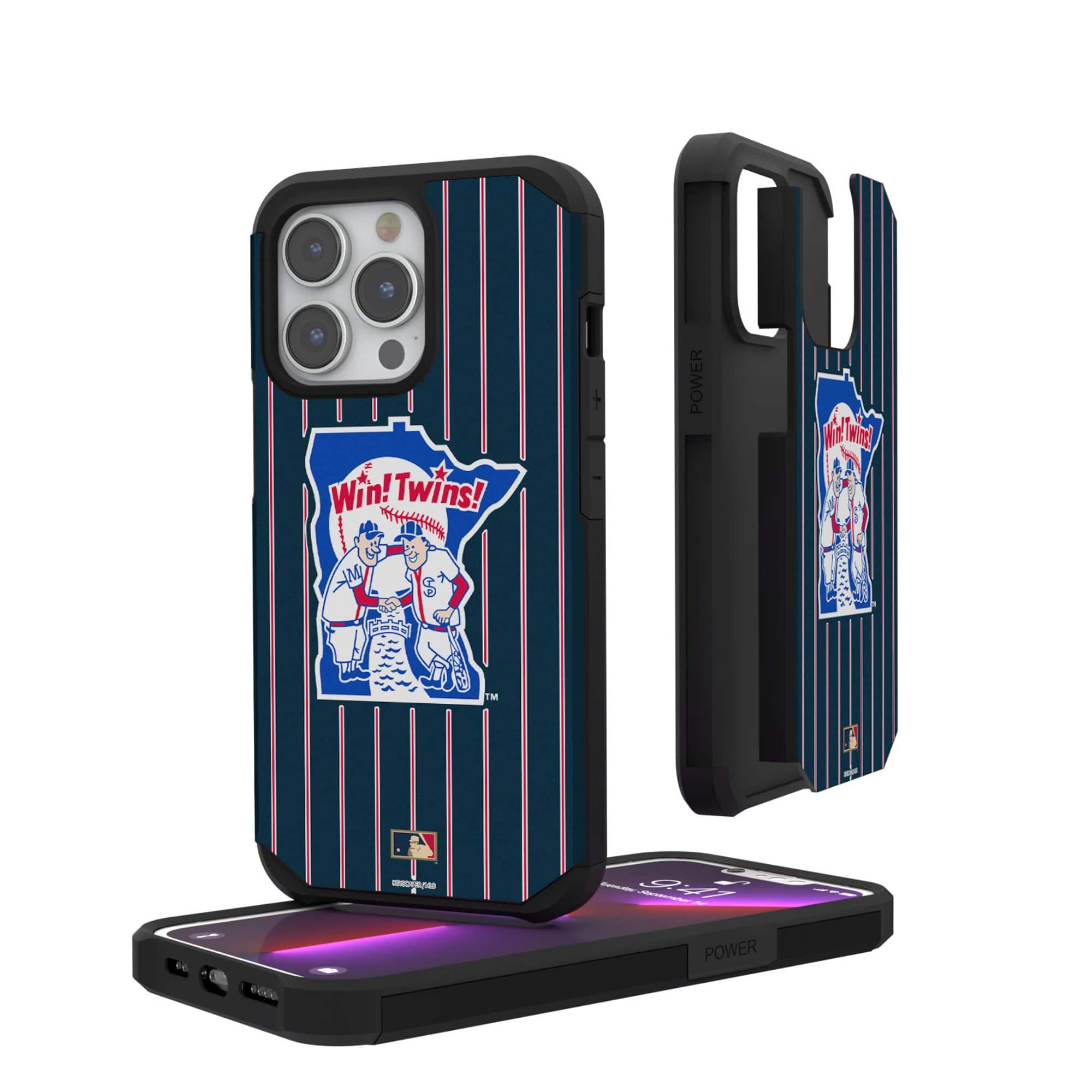 Keyscaper - MLB - Minnesota Twins - iPhone Pinstripe Cooperstown Design Rugged Case - 12 mini/13 mini - Multicolor price history on PriceWatchPro
