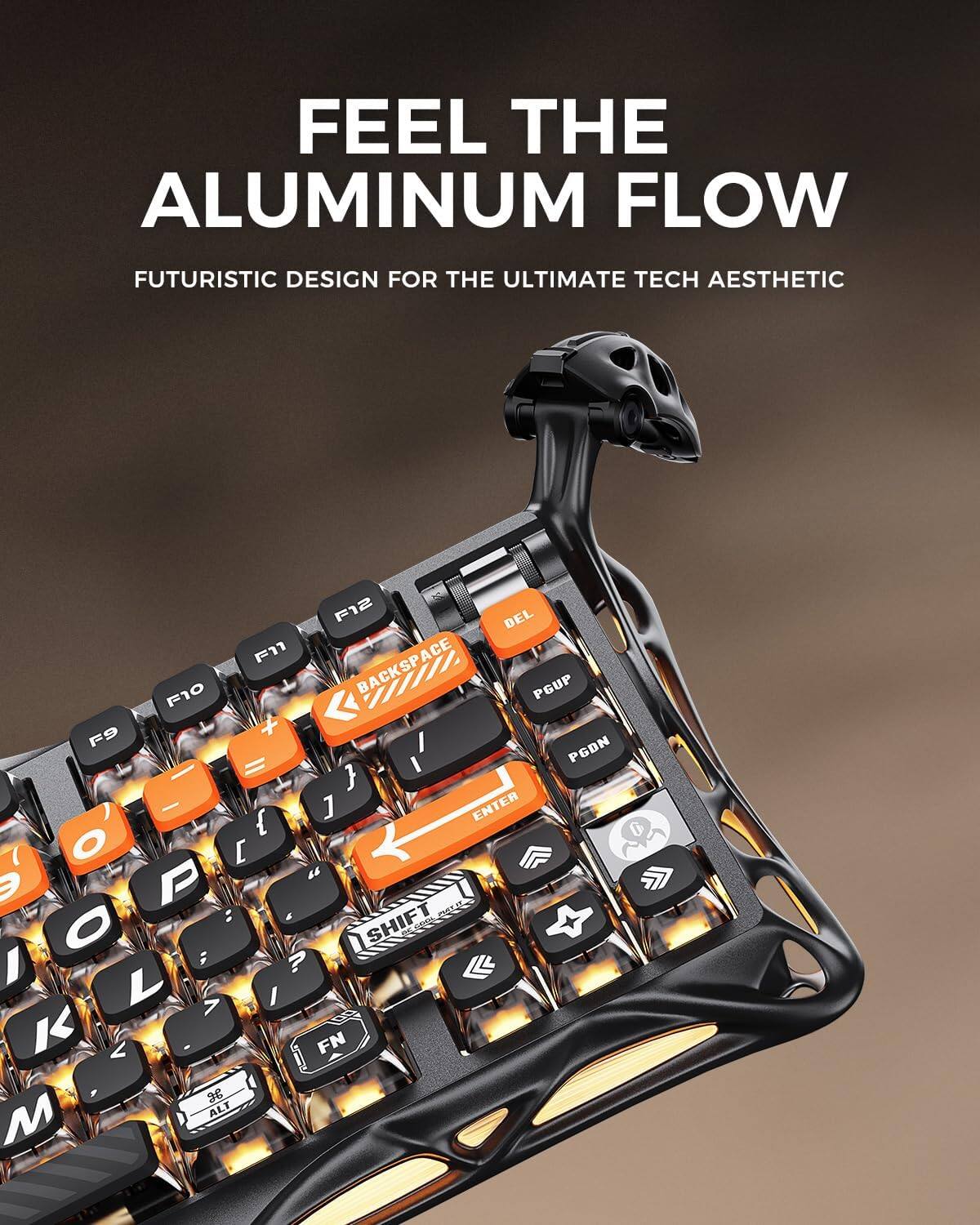 FEEL THE ALUMINUM FLOW  
FUTURISTIC DESIGN FOR THE ULTIMATE TECH AESTHETIC