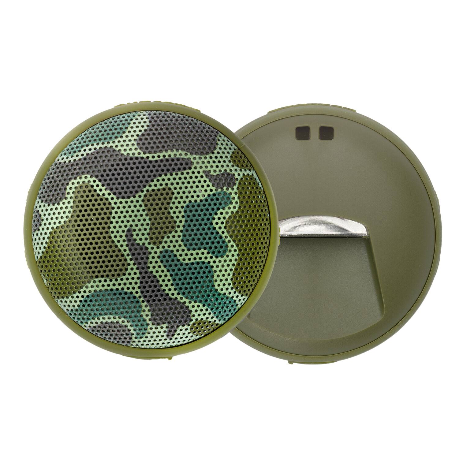 Alt View 12. Speaqua - Cruiser H2.0 Portable Waterproof Compact Bluetooth Speaker with Bottle Opener - Kelp Camo.