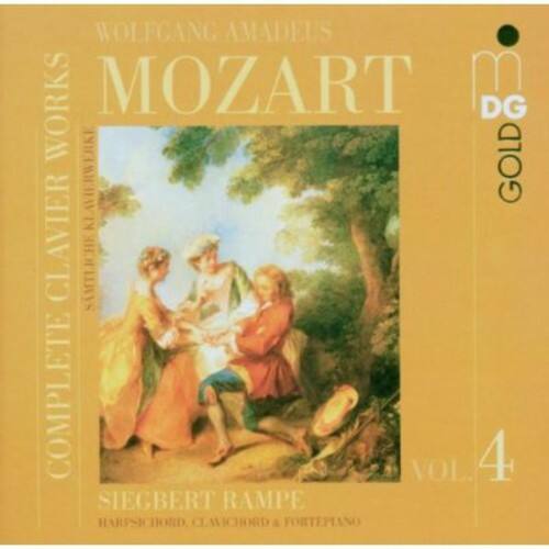 Wolfgang Amadeus Mozart  
Complete Clavier Works  
Vol. 4  
Siegbert Rampe  
Harpsichord, Clavichord & Fortepiano  

DG Gold