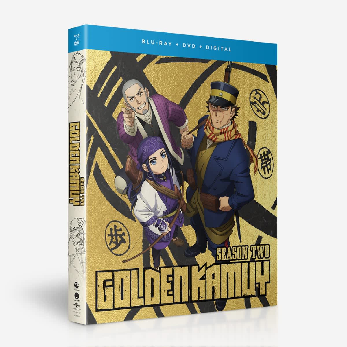 Alt View 1. Golden Kamuy: Season Two (Blu-ray + DVD).