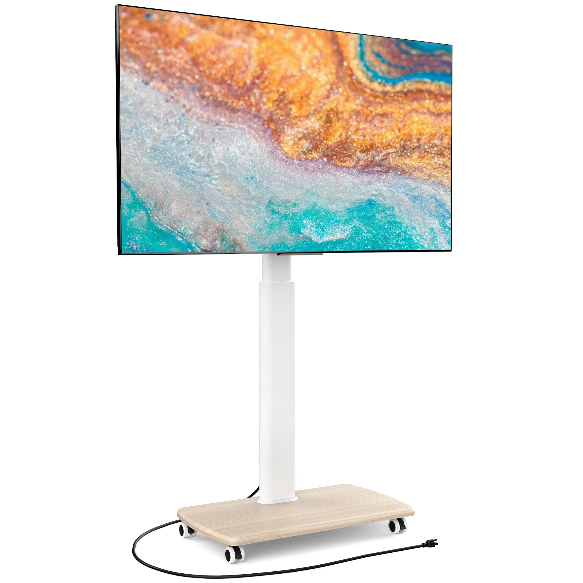 Ivory White with Power Outlet