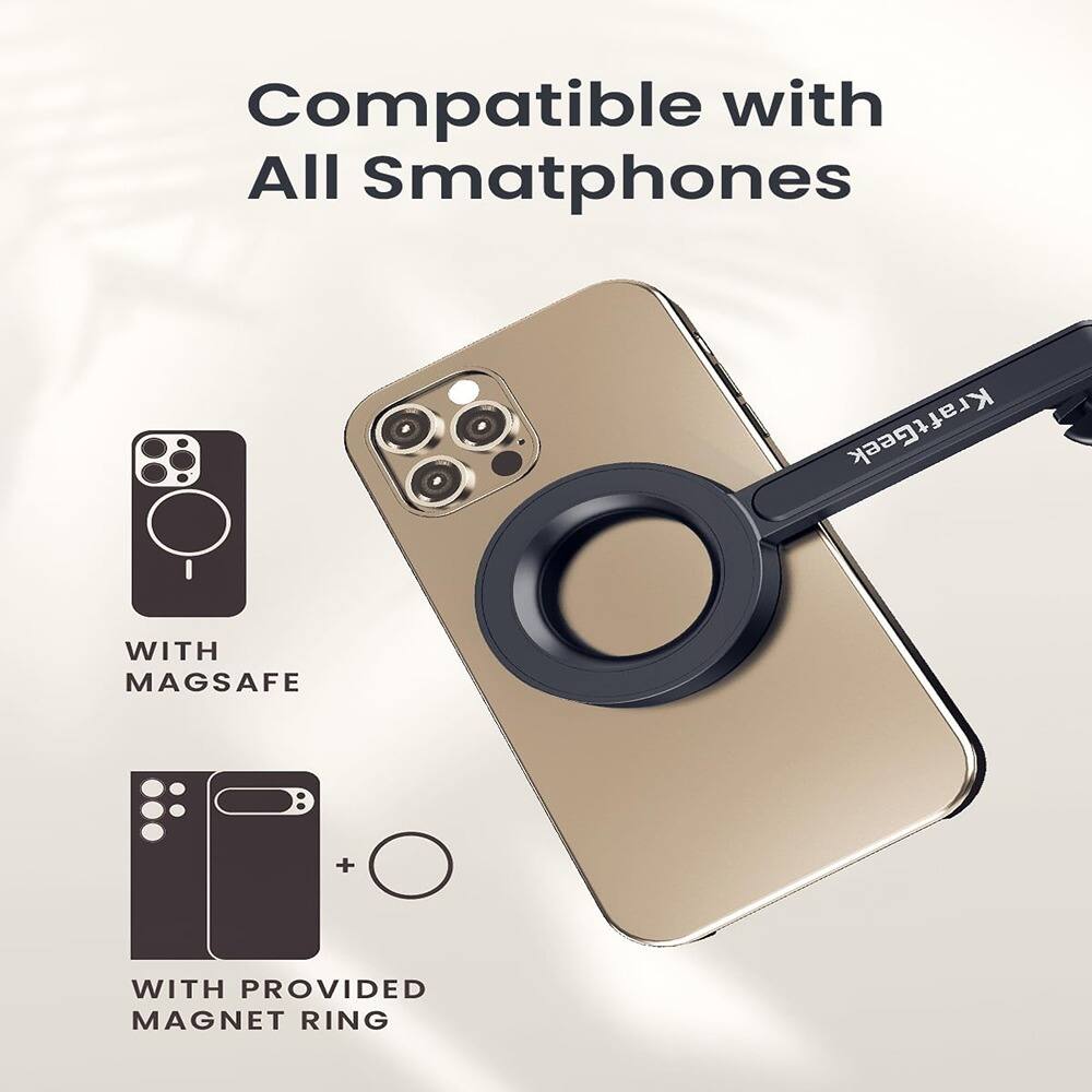 Compatible with All Smartphones

WITH MAGSAFE

WITH PROVIDED MAGNET RING