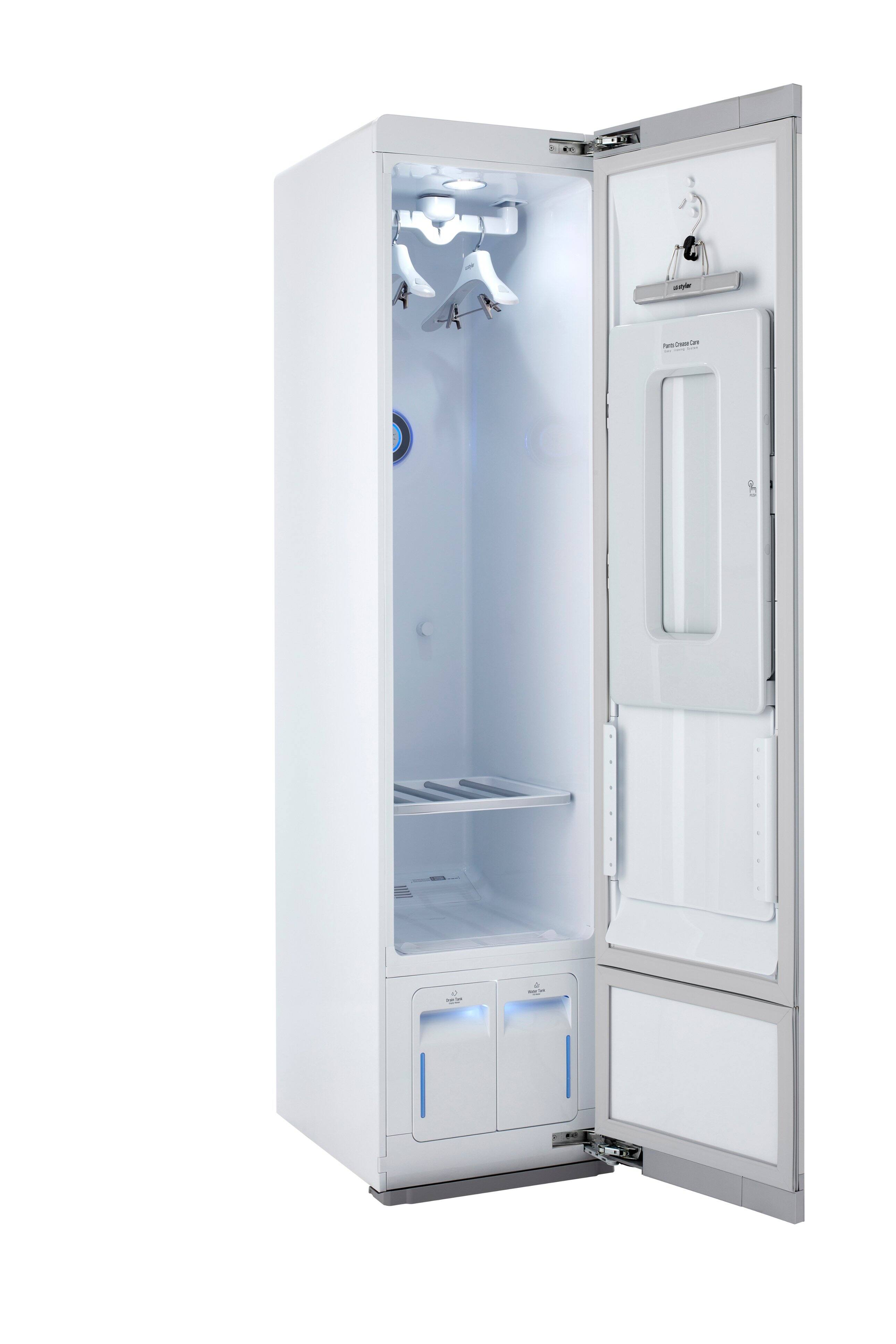 Alt View 3. LG - Styler Smart Steam Clothing Care System - White.