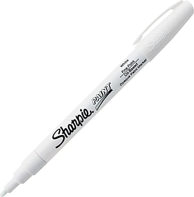 Photos - Felt Tip Pen Sharpie  Sanford Permanent Paint Marker, Fine Point - White SAN35543 