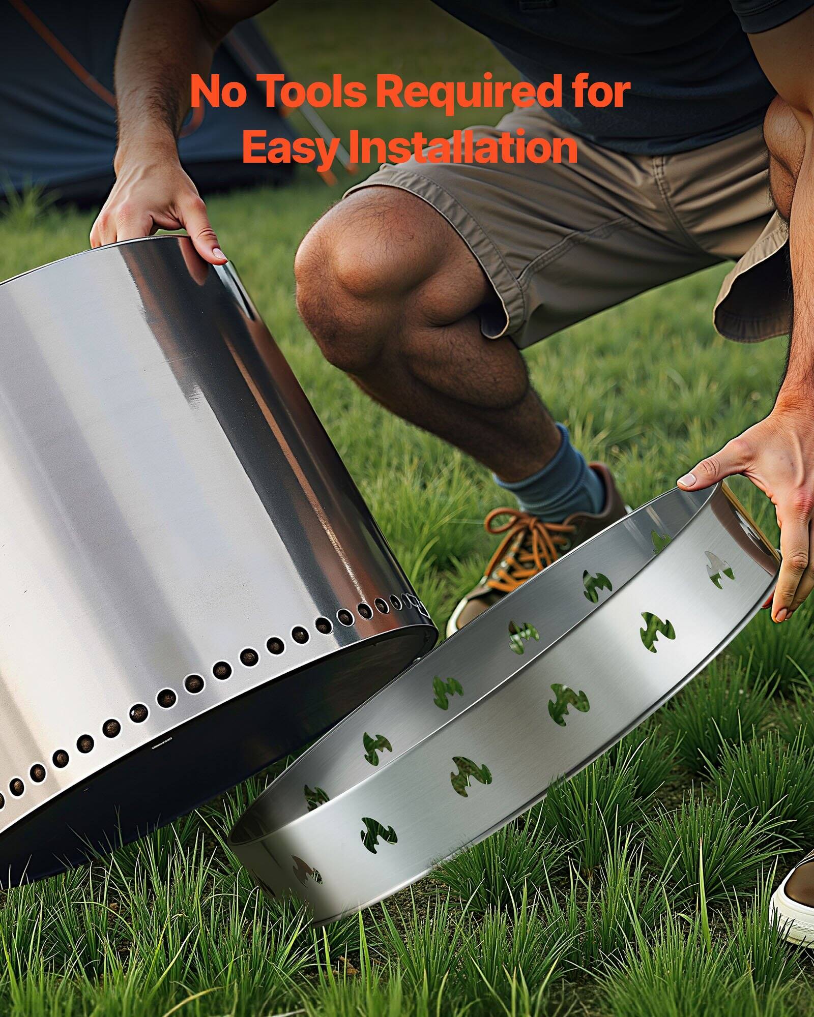 No Tools Required for Easy Installation