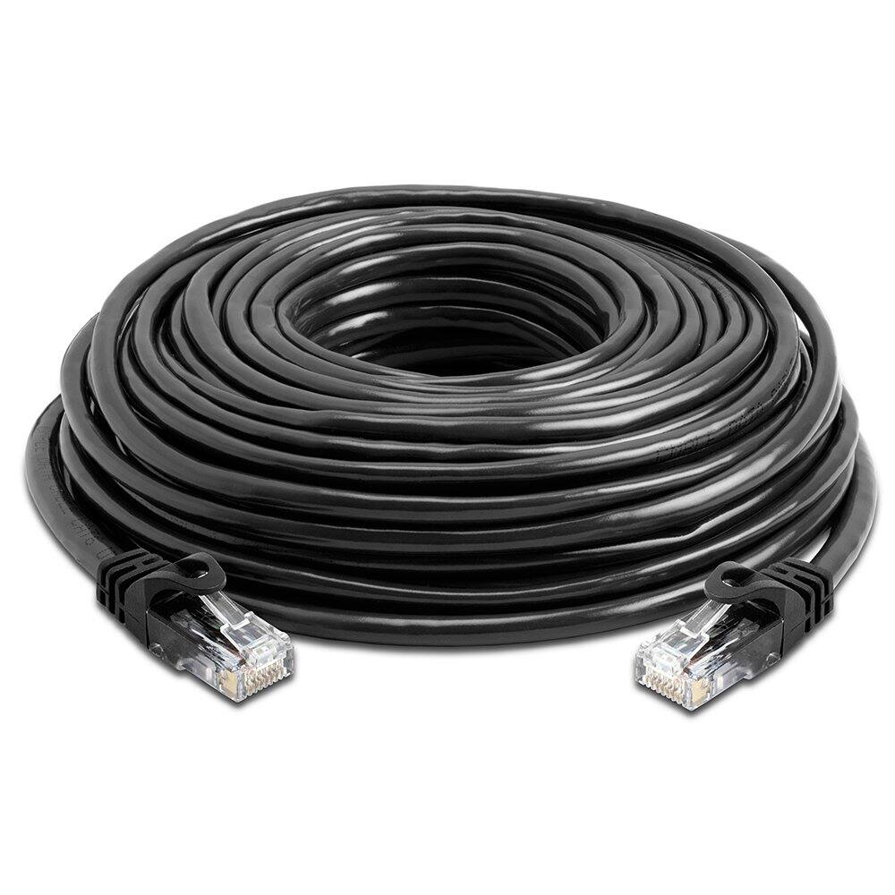 Angle. Cmple.com - Cat6 Ethernet Cable 75ft Black 10Gbps RJ45 LAN 550MHz UTP Network Patch Cord - Black.