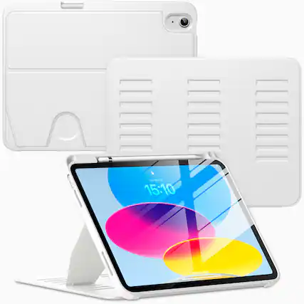 The text on the image is:
- "15:10"
- "Tue, Mar 19"
- "Swipe up to unlock"