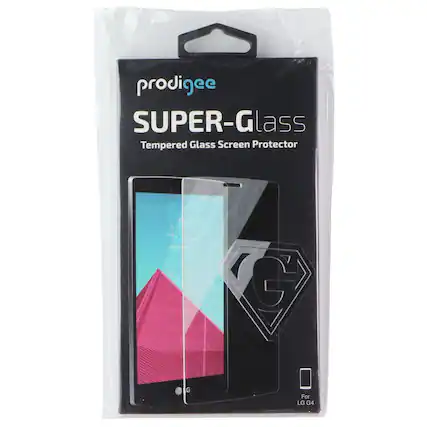 prodigee SUPER-Glass Tempered Glass Screen Protector 4:12 G G For LG G4