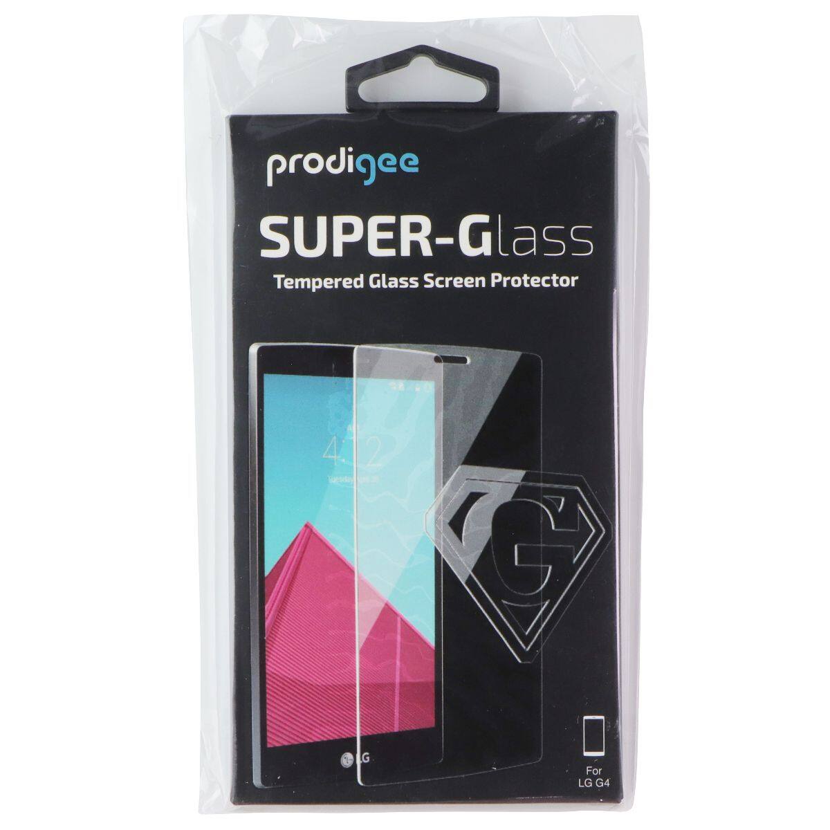 prodigee SUPER-Glass Tempered Glass Screen Protector 4:12 G G For LG G4