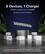 6 Devices, 1 Charger
Keeps e-waste out of landfills (and your junk drawer)
Charger enclosure made with 75% recycled plastic, and 50% recycled aluminum. Packaging made with 60% recycled cardboard