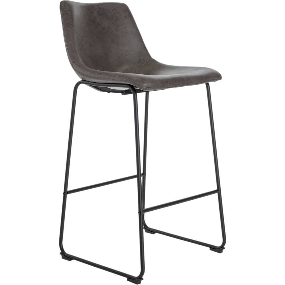 Alt View 15. Finch - Jackson Microfiber Cafe Bar Stools (Set of 2) - Brown.