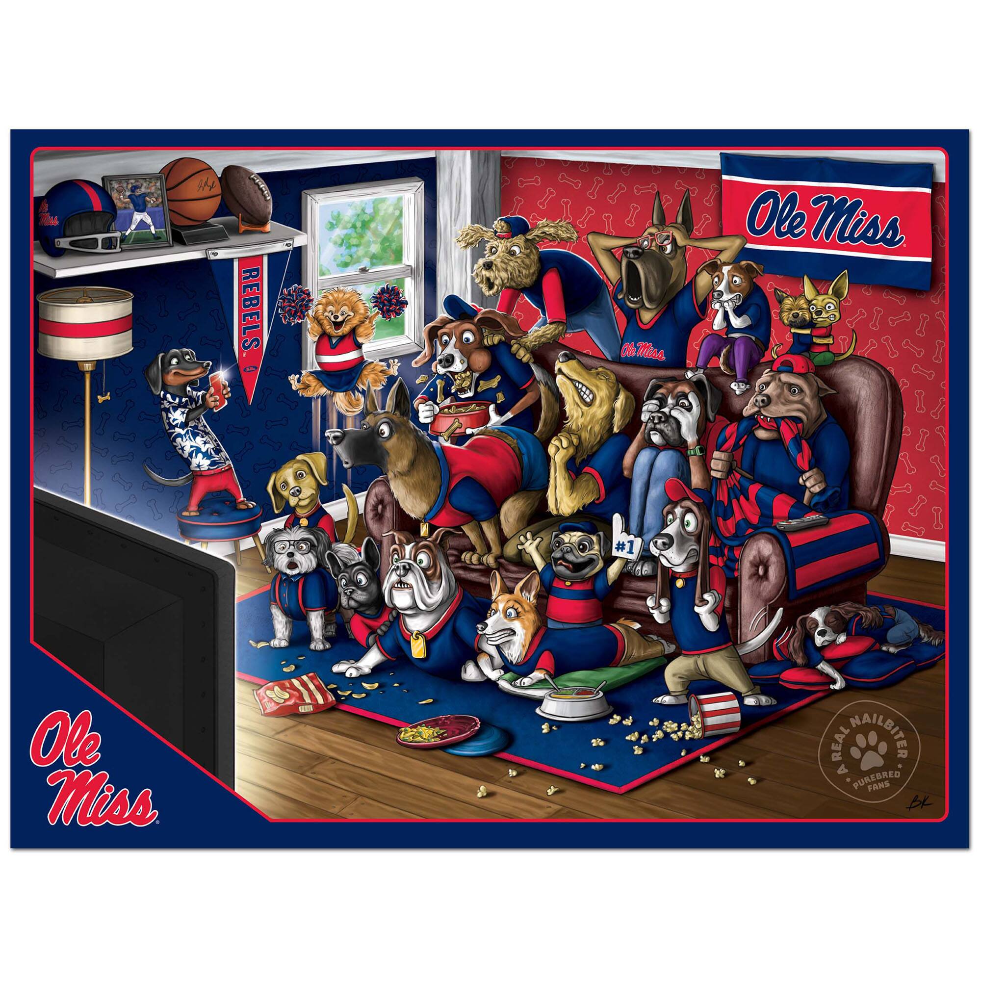 Ole Miss #1

REAL NAILBITER
FURIOUS FANS

REBELS