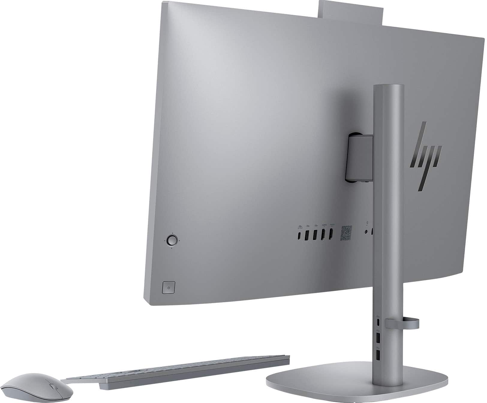 Alt View 11. HP - OmniStudio X - Copilot+ PC - 27" 4K UHD All-in-One with Adjustable Height - Intel Core Ultra 7 - 16GB Memory - 1TB SSD - Meteor Silver.