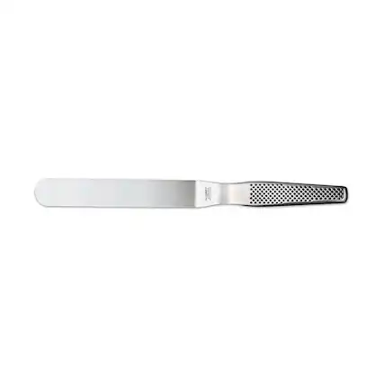 Front. Global - 6" Cranked Spatula / Offset Palette Knife - Silver.
