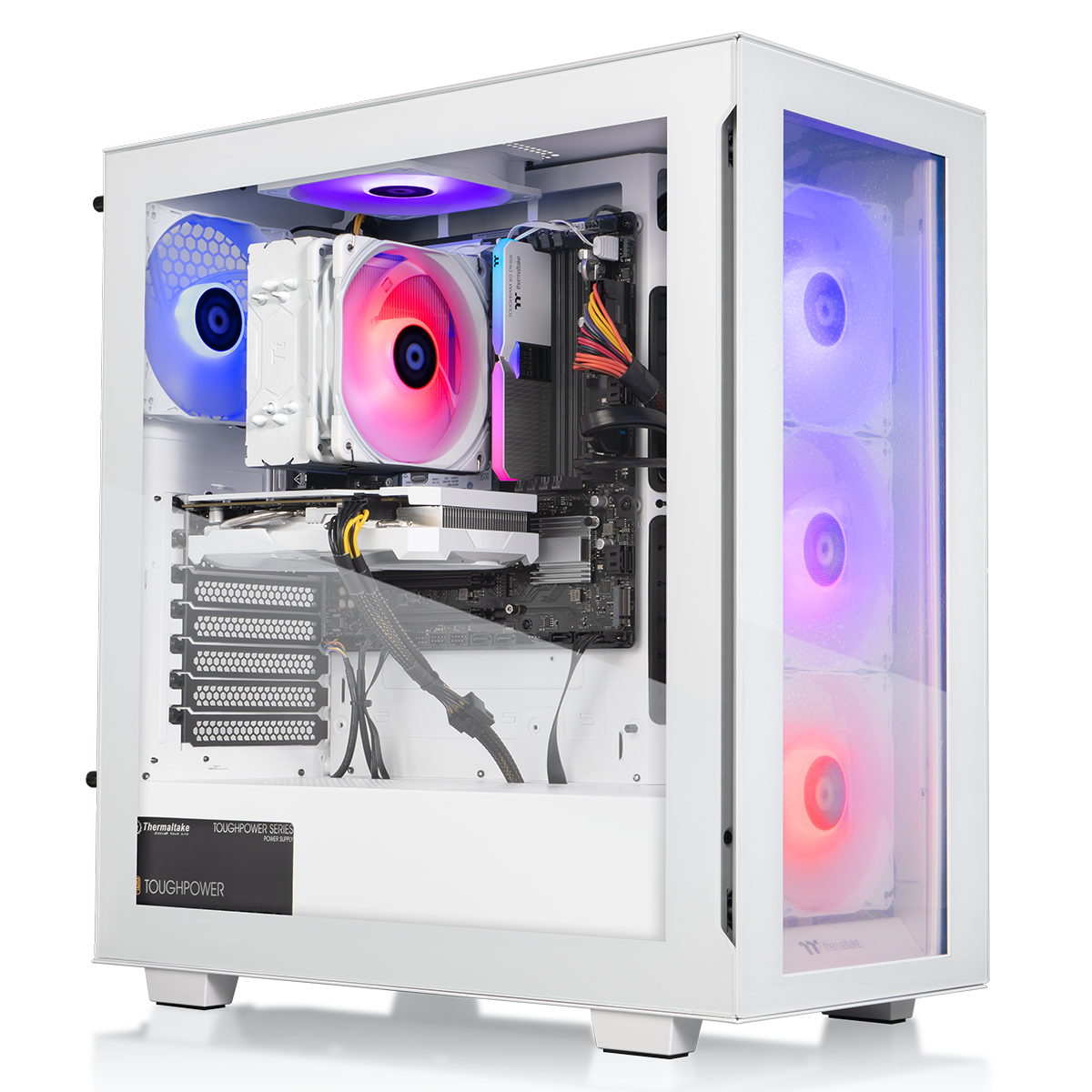 The text on the image reads "Thermaltake OUGHPOWER SERIES KU TOUGHPOWER."