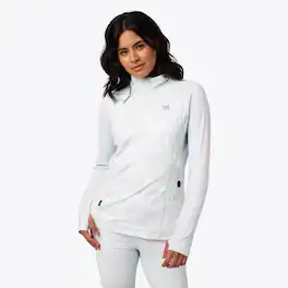 Mobile Warming - App Controlled Women's Proton 2.0 Baselayer Heated Shirt - Ice Blue