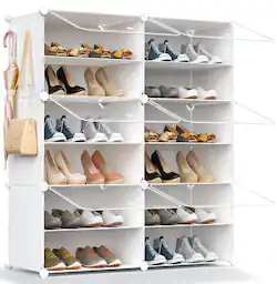 Transparent Door-white 24 Pairs