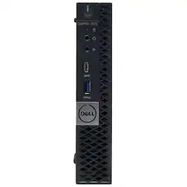 Dell - Refurbished Excellent - Optiplex 7070 Micro Desktop PC, Intel Core i7-9700T up to 4.3GHz, 16GB DDR4 RAM, 512GB SSD, USB WiFi, Win11Pro - Black
