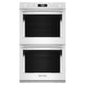 KitchenAid - 30" Built-In Electric Convection Double Wall Oven with Air Fry Mode - White