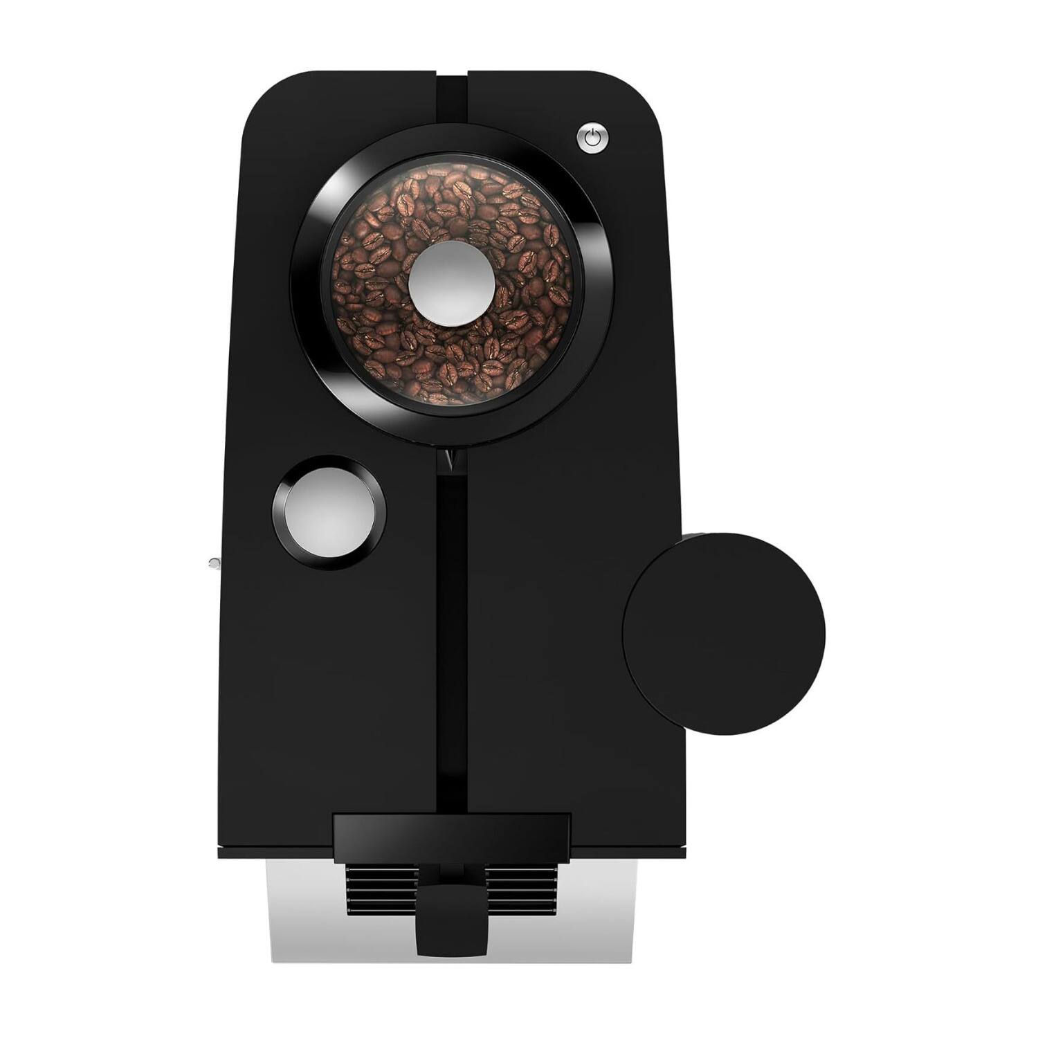 Front. JURA - Jura ENA 4 Full Automatic 1-Cup Coffee & Espresso Machine (Metropolitan Black) - Black.