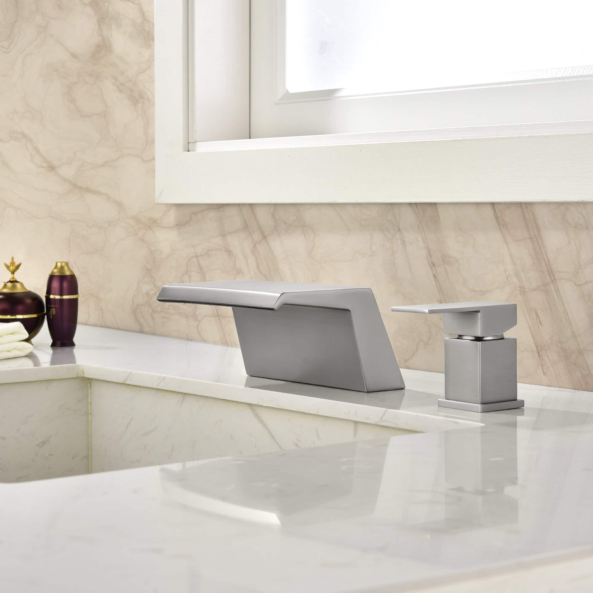 Brushed Faucet SUS304 18cm Waterfall Spout cUPC Cartridge Single Handle price history on PriceWatchPro