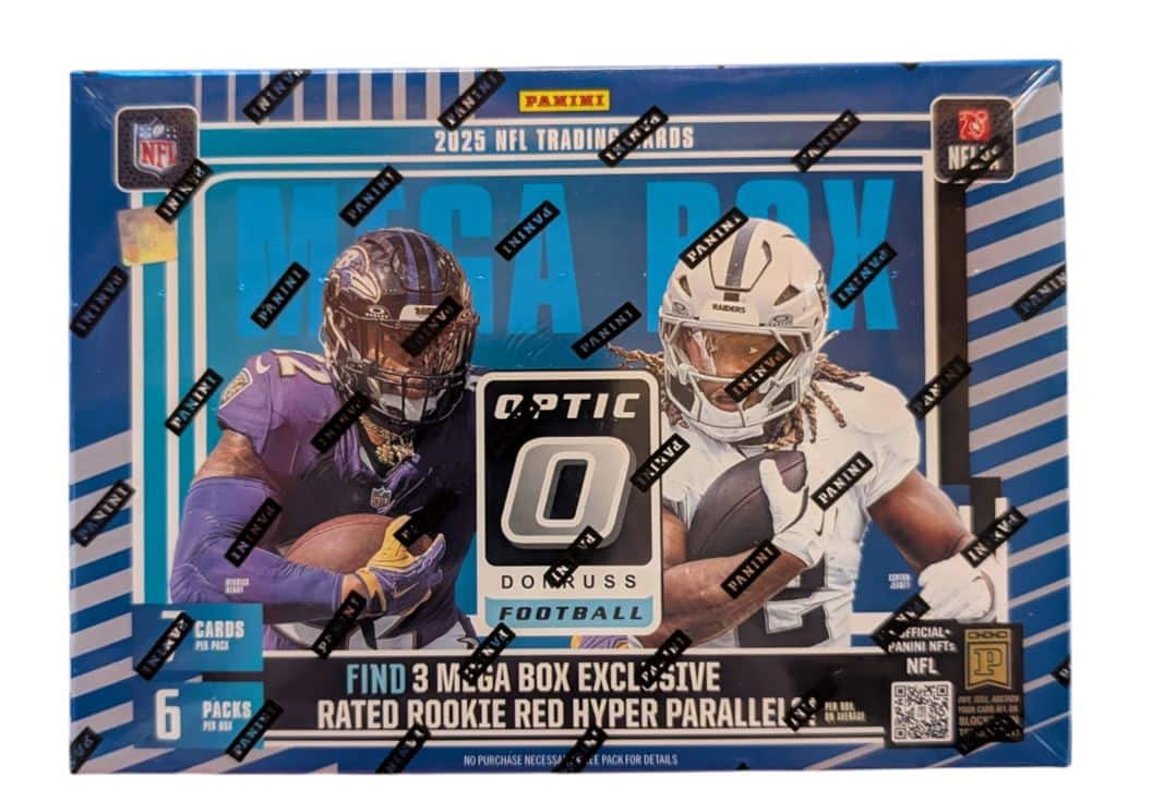 2025 Panini Donruss Optic Football Hobby Mega Box (Red Hyper Parallels)