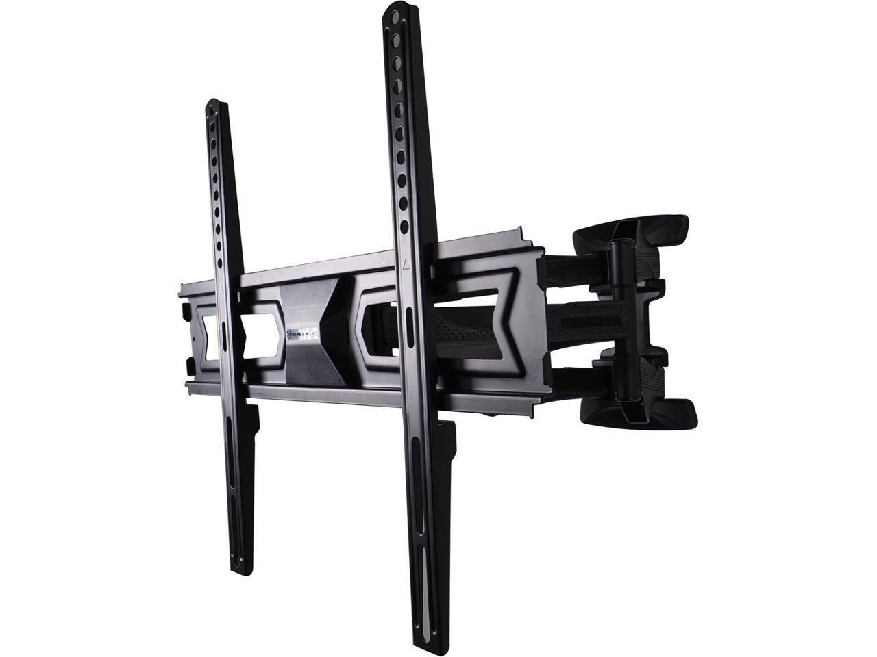 Alt View 5. Premier Mounts - PREMIER MOUNTS AM65 LOW-PROFILE SNGLE STUD DUAL ARM - Black.