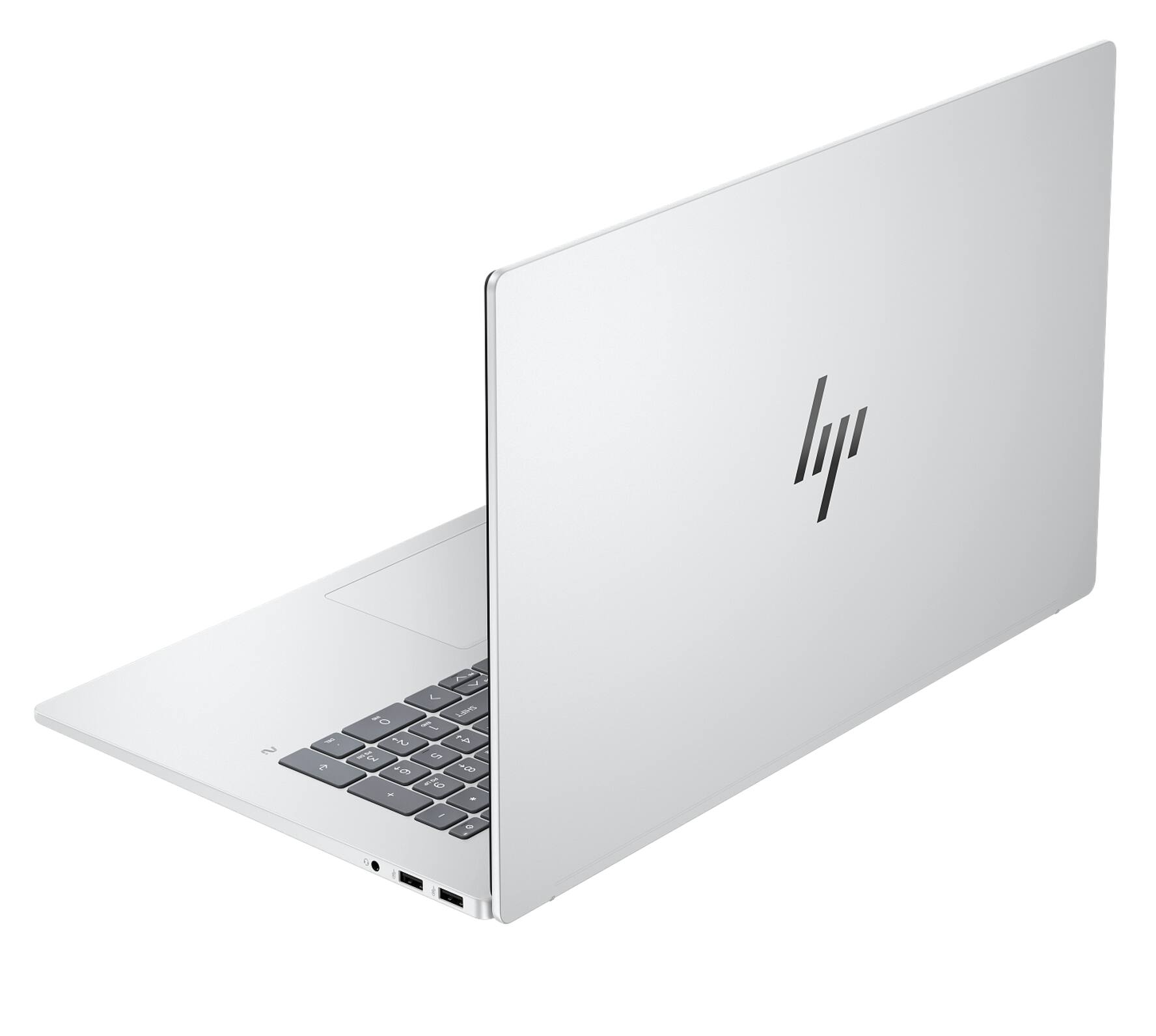 Alt View 5. HP - HP Omnibook 7 Laptop 17.3 FHD Display (Ultra 7-258V, 32GB, 2TB SSD, Intel Arc 140V, Win 11 Pro) w/USB Hub - Silver.