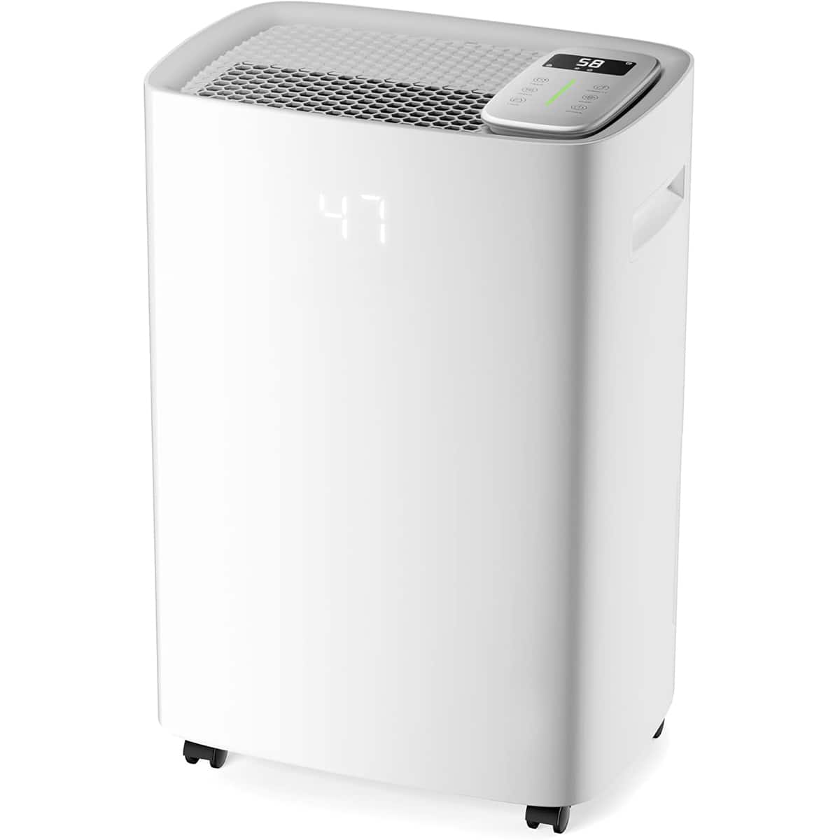 BEARSOLIM - 6500 Sq.Ft Dehumidifier for Basement Home,120 Pints Large Room Dehumidifiers Efficient with Drain Hose & 1.32 Gal Tank