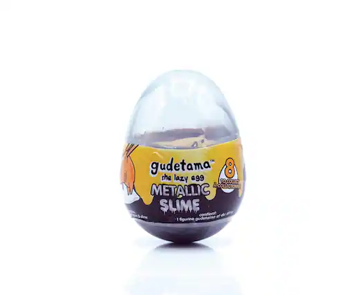 gudetama™ the lazy egg 8 TO COLLECT METALLIC SLIME contient: du sng & slime et 1 figurino gudetama