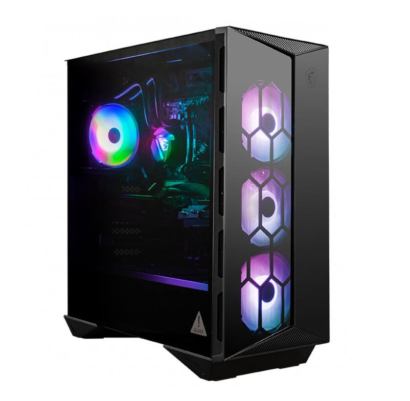 Alt View 2. MSI - Aegis RS AEGRS11TF223 Gaming Desktop/i7-11700K/32GB/2TB M.2 PCIe SSD + 3TB 3.5 HDD/NVIDIA RTX 3080 Ti/Windows 11 Home - Black.