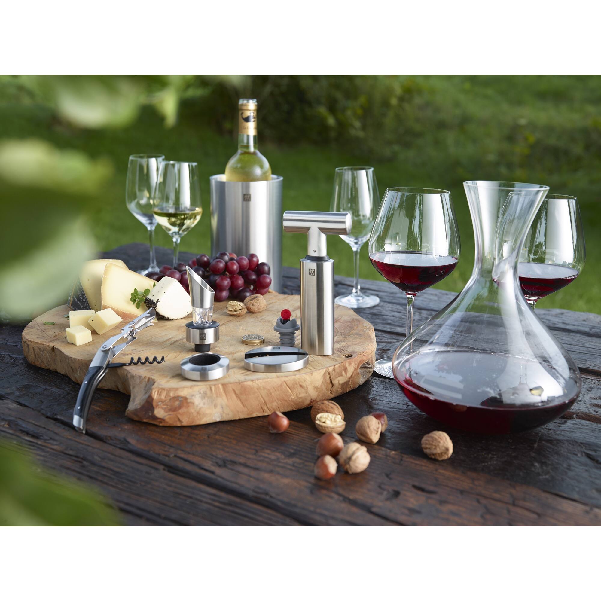 Alt View 1. ZWILLING - ZWILLING Sommelier 4-pc Wine Tool Set - Stainless Steel.
