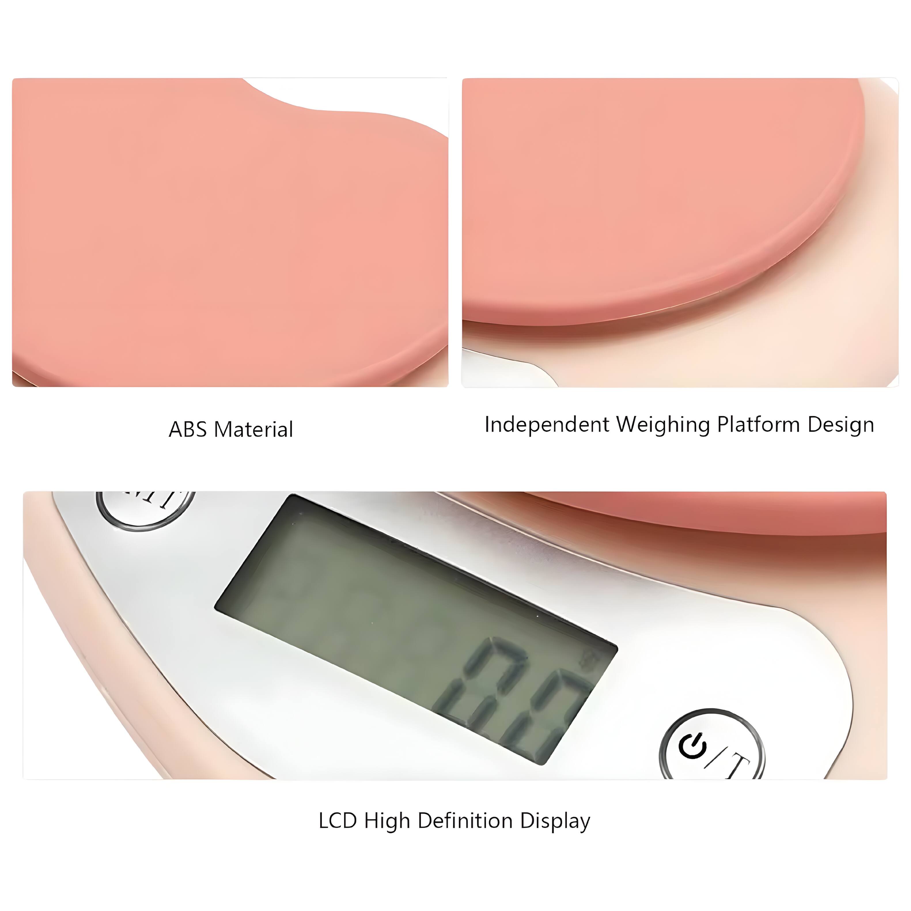 ABS Material  
Independent Weighing Platform Design  
LCD High Definition Display