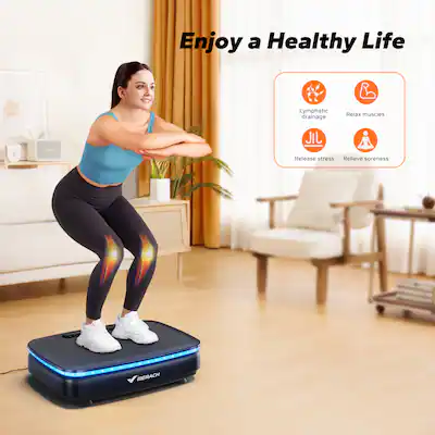 MERACH LED Light Vibration Plate Exercise Machine for Women Men, Bluetooth Speaker Whole Body Workout Fitness Platform Black MR-2439B1 - Best Buy MERACH LED Light Vibration Plate Exercise Machine for Women Men, Bluetooth Speaker Whole Body Workout Fitness Platform Black MR-2439B1 - Best Buy