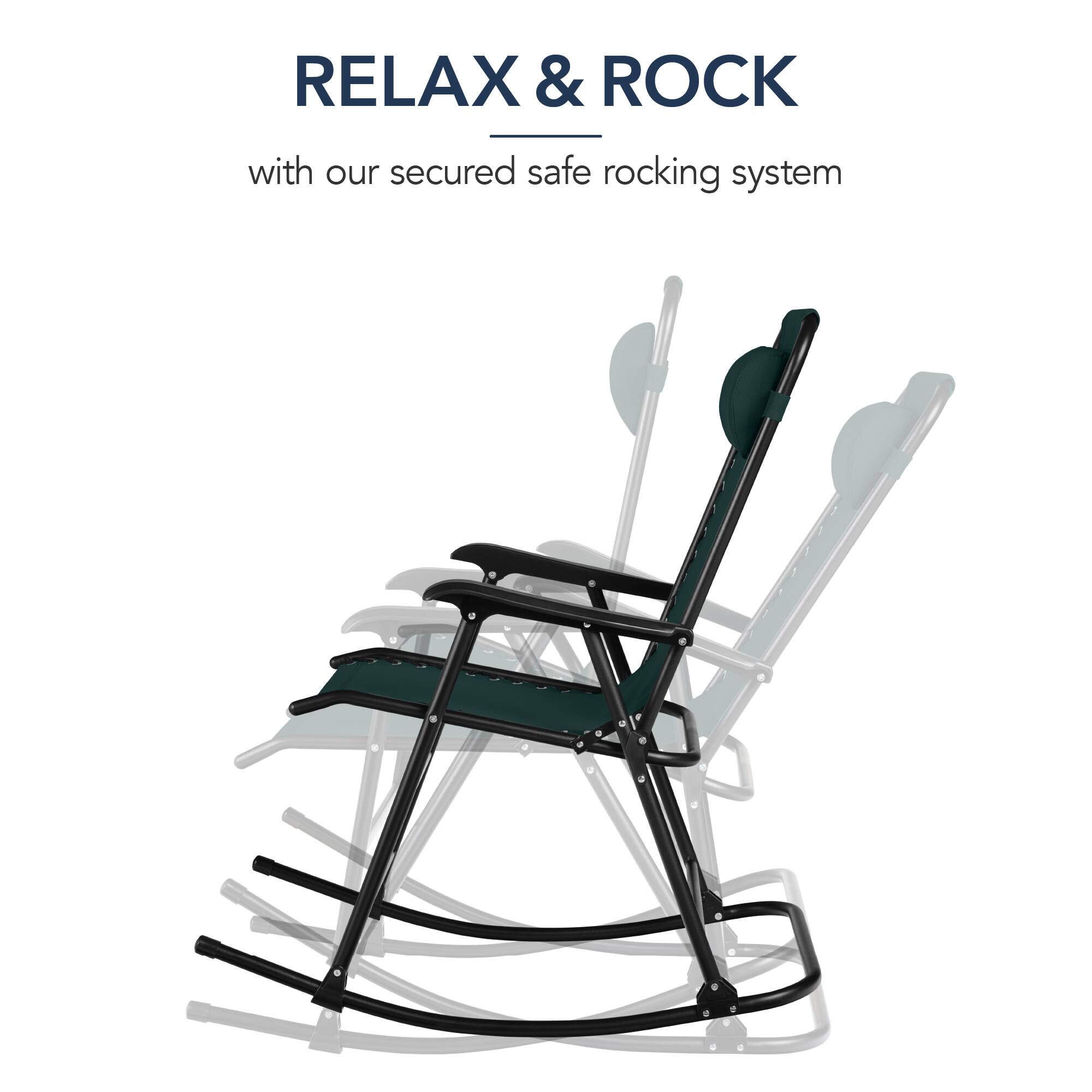 RELAX & ROCK  
with our secured safe rocking system