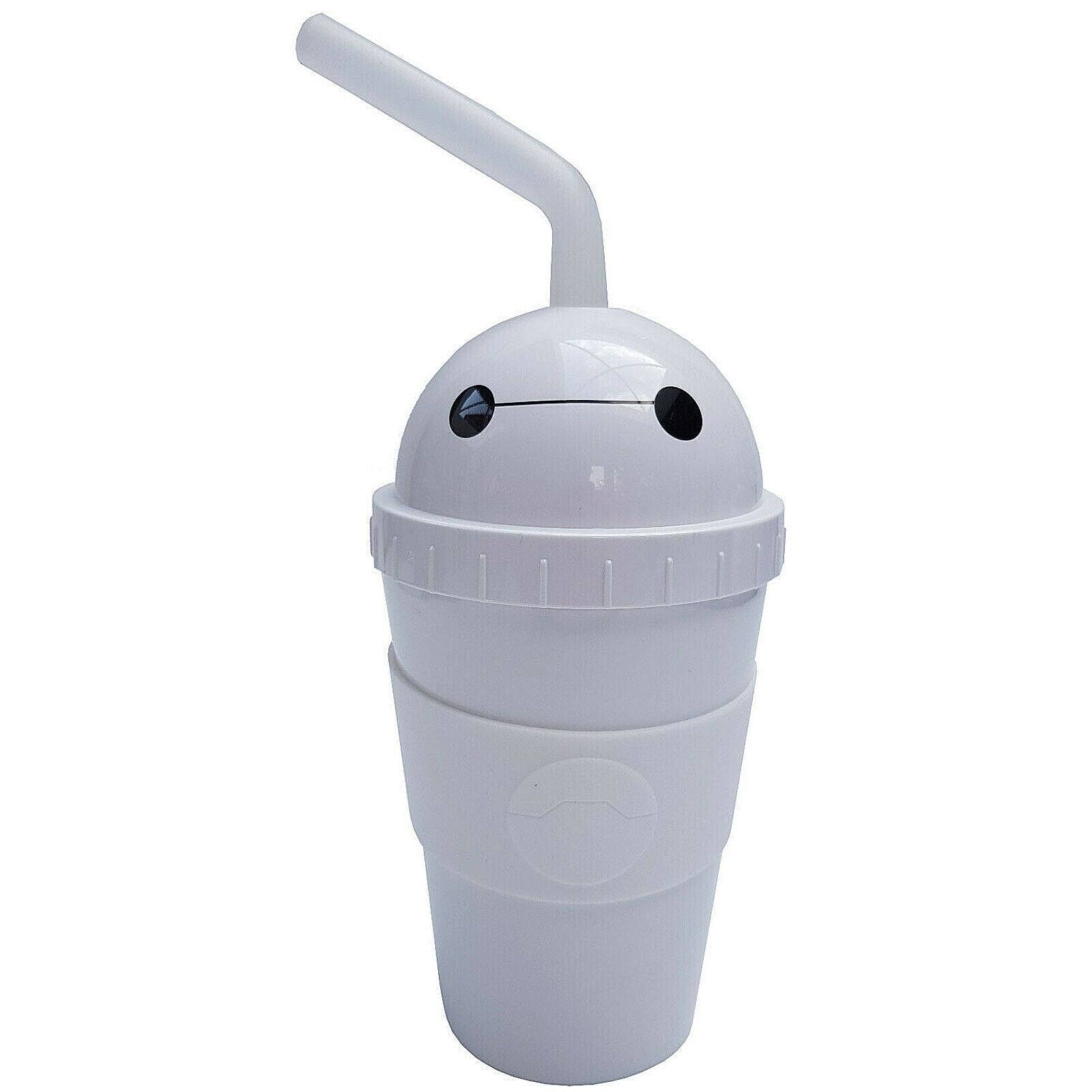 Front. Disney - Disney Parks Big Hero 6 Baymax Tumbler Bottle With Straw. - White.
