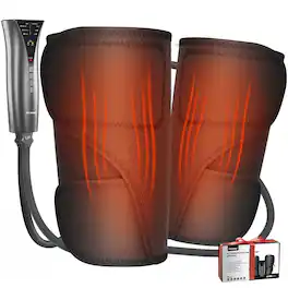 FIT KING - Calf & Leg Massager with Heat, Air Compression Therapy for Circulation - Black