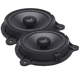 Powerbass - OE Series 6.5in. 2-Way Coaxial OEM Replacement Speaker with Injection Molded PP Cone-Pair - Black