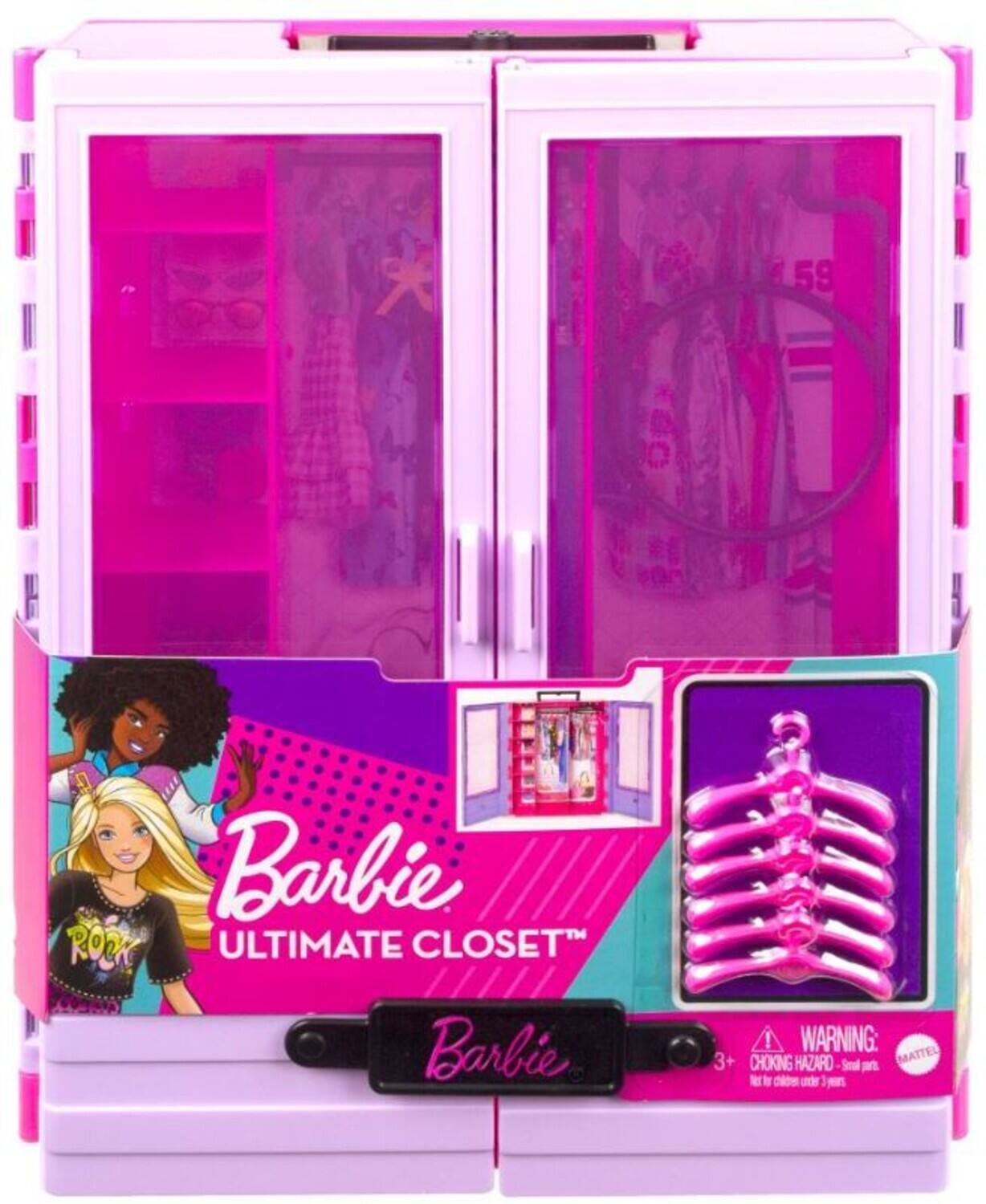 Barbie Ultimate Closet™

WARNING: CHOKING HAZARD - Small parts. Not for children under 3 years.

Barbie