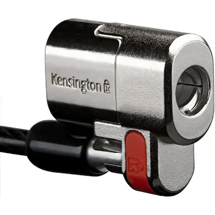 Front. Kensington - Kensington ClickSafe Keyed Lock for Dell Laptops - Keyed Lock - Silver - Carbon Steel - For Notebook, Tablet.