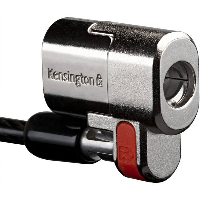 Front. Kensington - Kensington ClickSafe Keyed Lock for Dell Laptops - Keyed Lock - Silver - Carbon Steel - For Notebook, Tablet.