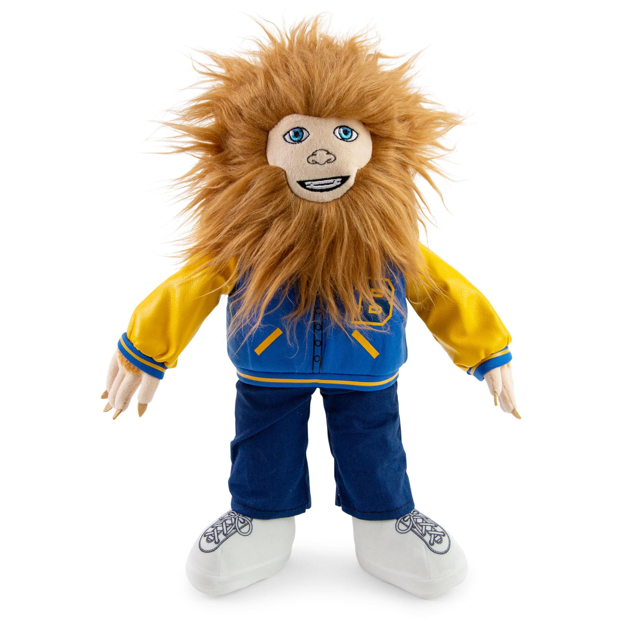 Front. Toynk - Teen Wolf 14-Inch Collector Plush Toy | Scott Howard - Blue.