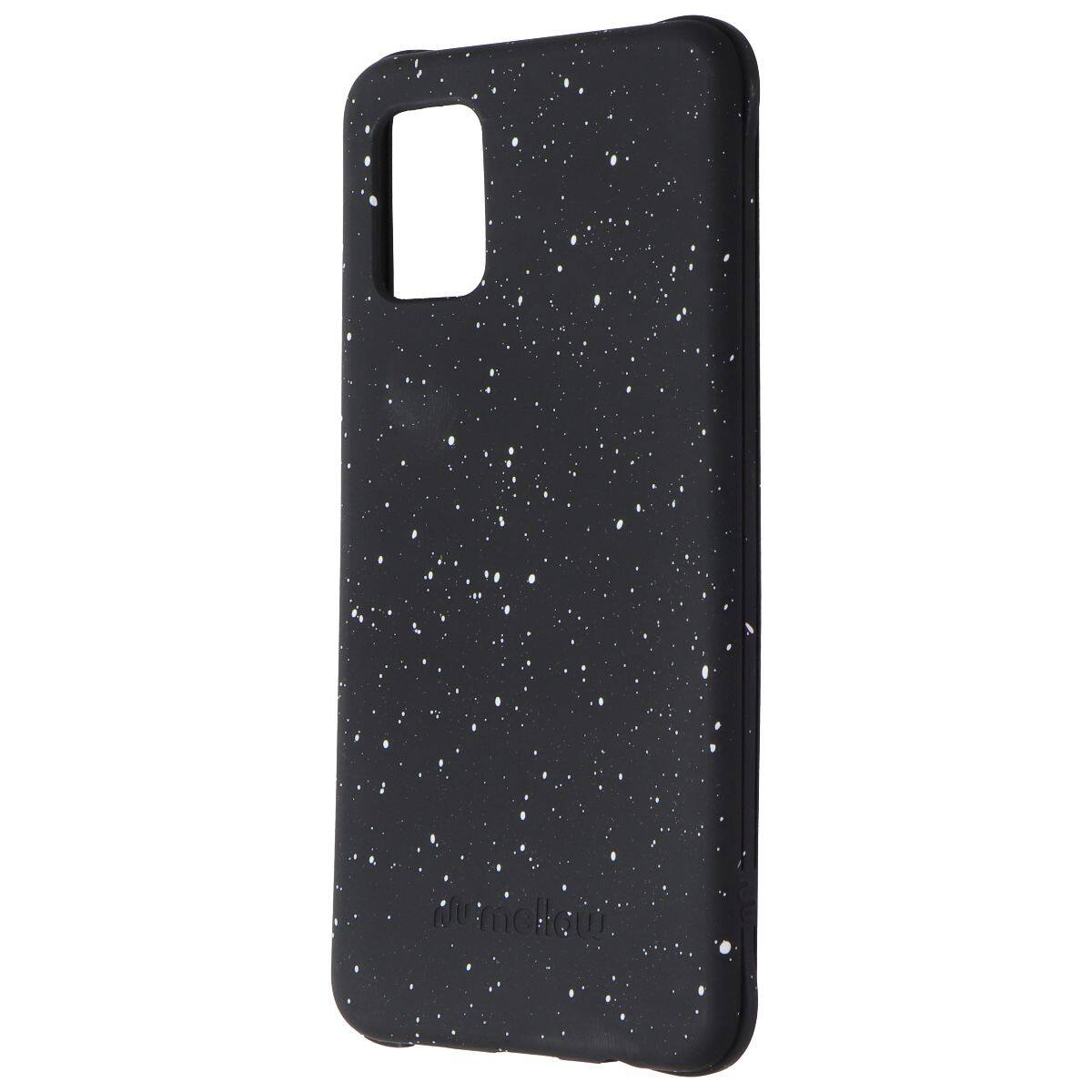 Front. Mellow - Mellow Bio Case for Samsung Galaxy A51 - Starry Night - Black.