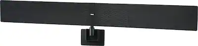 Front. TERK - TERK AMPLIFIED SMART HDTV ANTENNA BAR - Black.