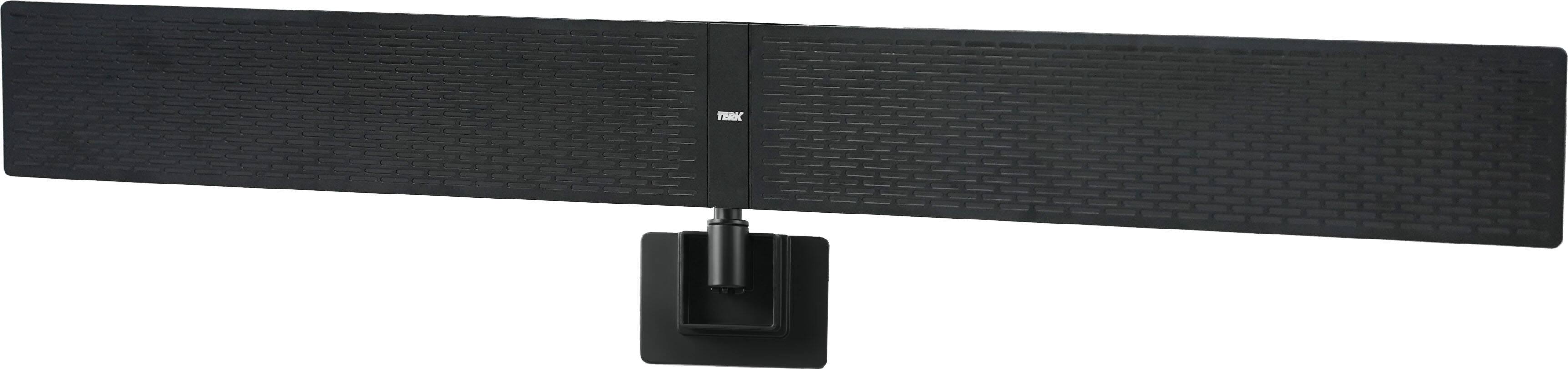 Front. TERK - TERK AMPLIFIED SMART HDTV ANTENNA BAR - Black.