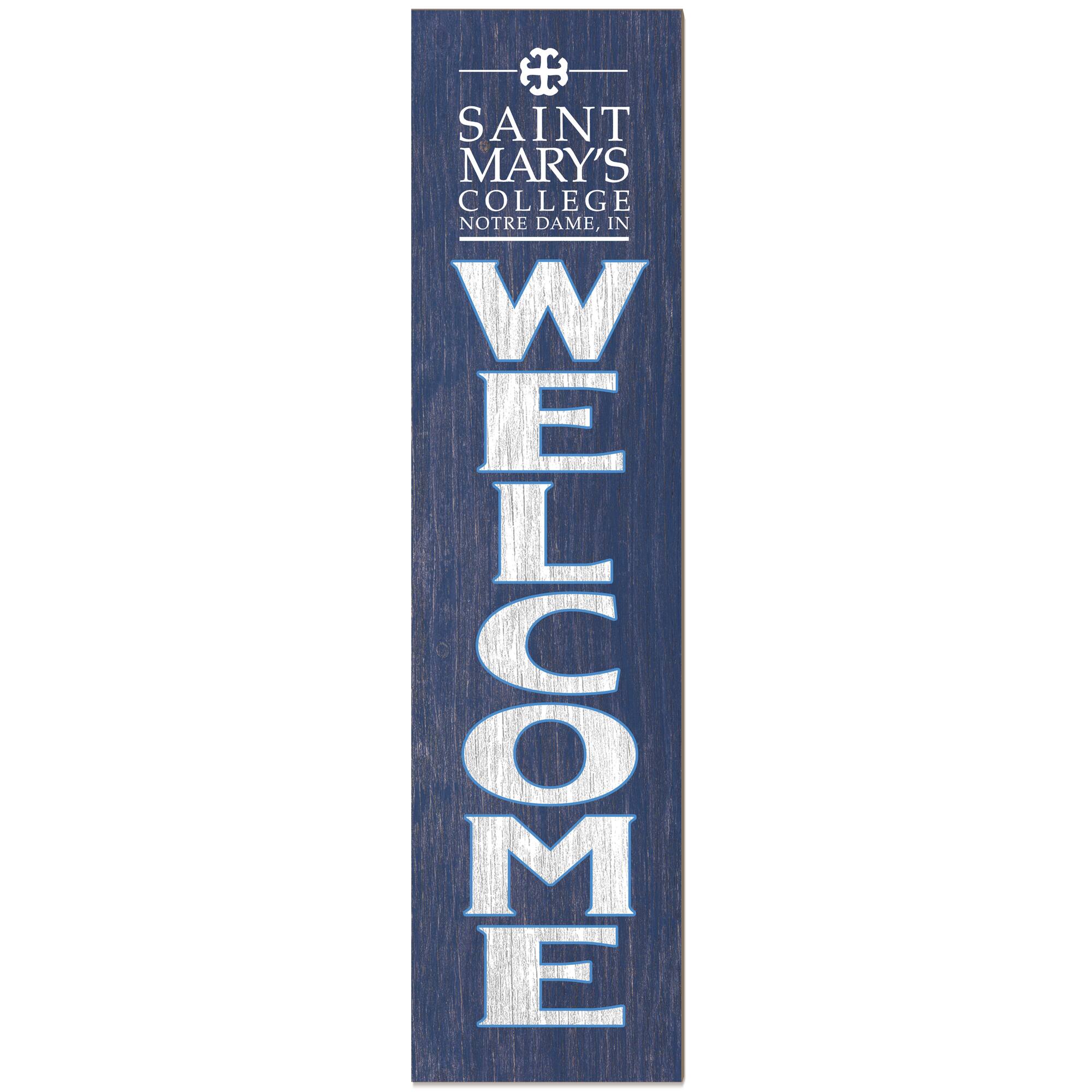 Saint Mary's Belles 12" x 48" Outdoor Leaner Welcome Sign