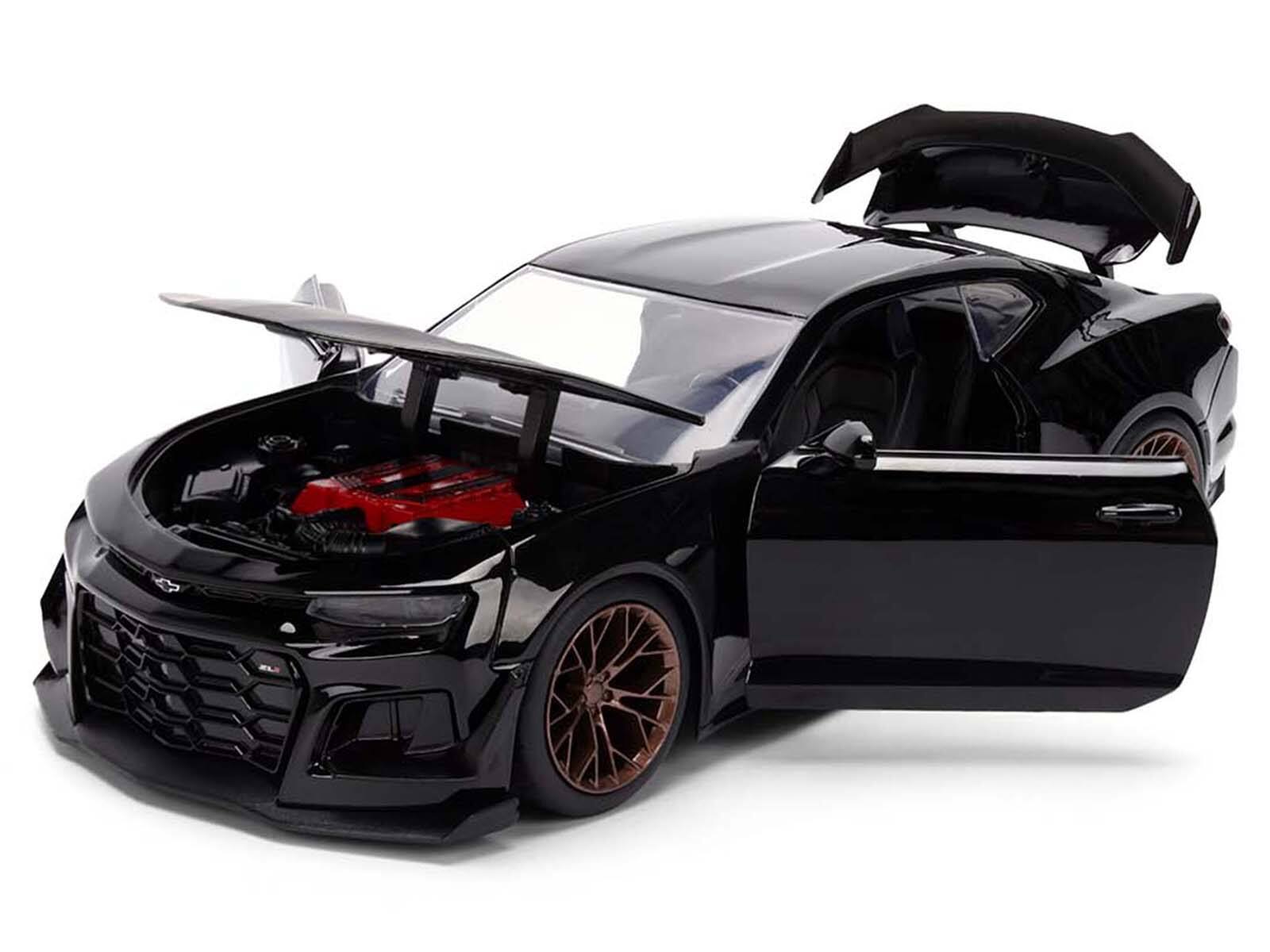 Alt View 1. Jada - 2024 Chevrolet Camaro ZL1 1LE Black "Fast X" (2023) Movie "Fast & Furious 25th Anniversary" 1/24 Model Car by Jada.