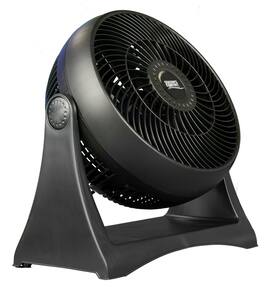 Seasons Comfort - 8" High-Velocity Turbo Fan With 3 Powerful Speeds - Black