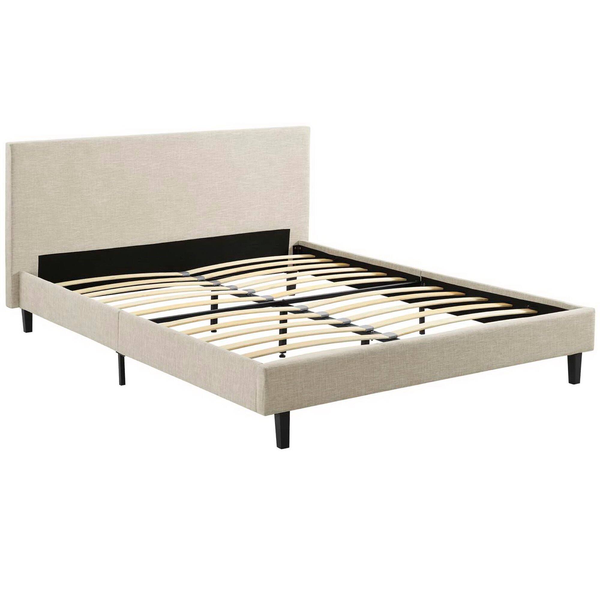 Left. Modway - Estate Queen Bed - Gray.